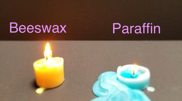 Beeswax burns longer than paraffin wax