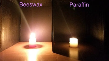 Beeswax burns brighter